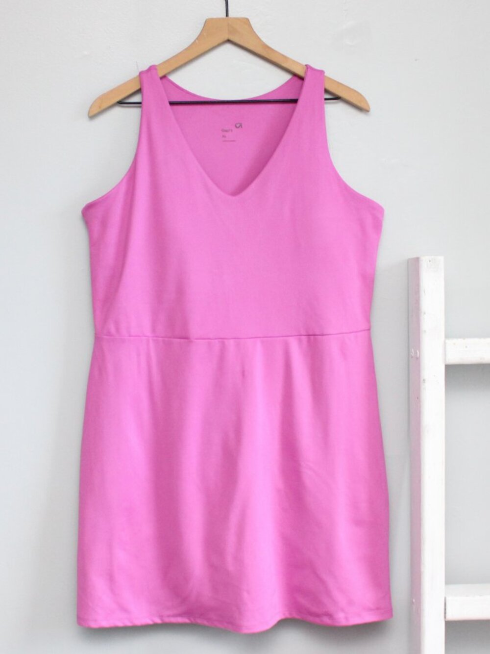 GapFit Women's Active Tank Athletic Skort Mini Dress in Pink Size XL - Picture 2 of 8